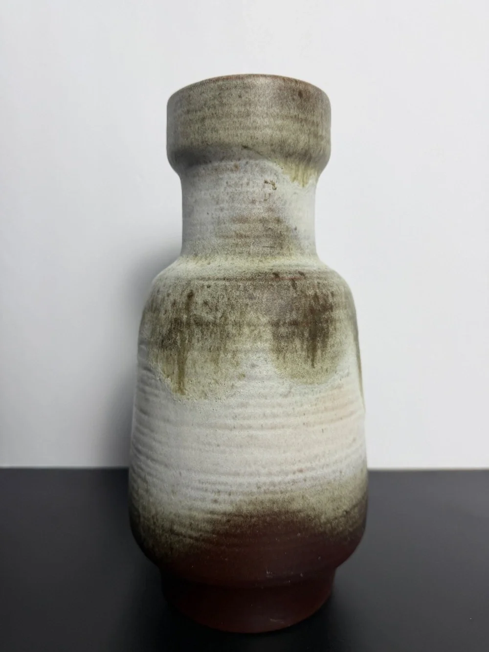 Vintage Carstens Tönnieshof W Germany 7606-25 Fat Lava MCM Art Pottery Vase